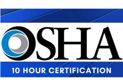 OSHA 10-Hour Certified